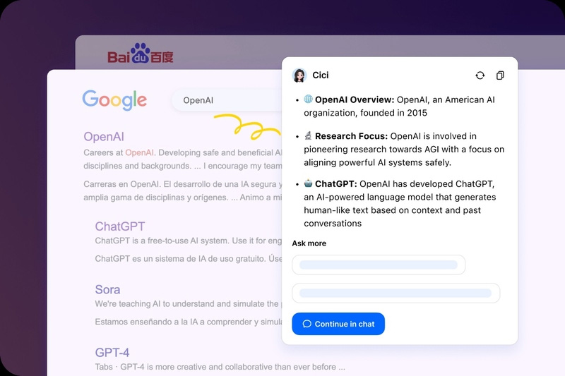 Cici AI có khả năng dịch thuật ấn tượng