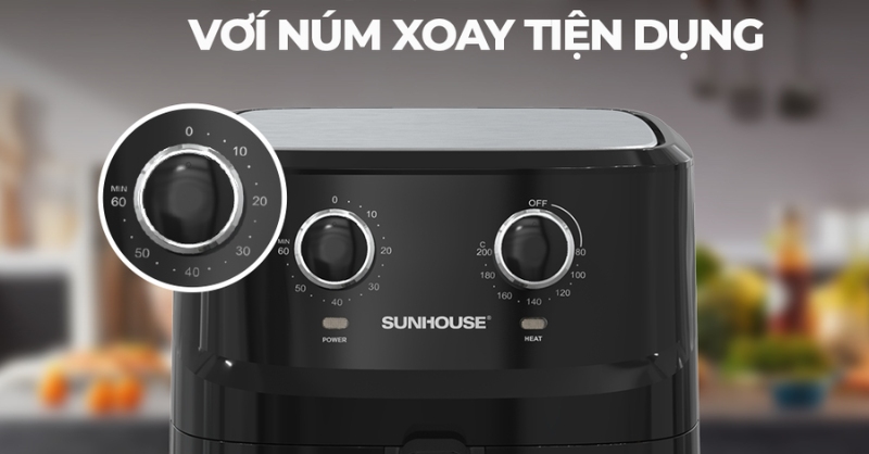 Chọn thời gian và nhiệt độ nướng phù hợp cho nồi chiên không dầu