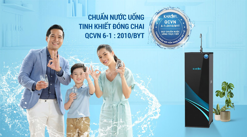 Máy Lọc Nước Karofi KAQ-C06 10 Lõi sử dụng hệ thống 10 lõi lọc Smax