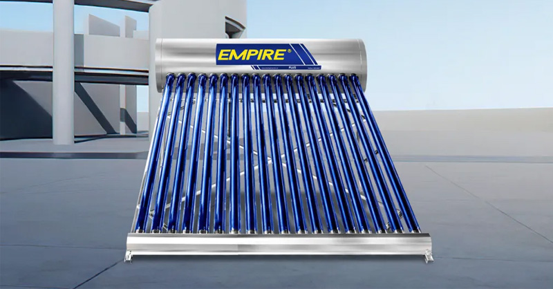 Máy nước nóng năng lượng mặt trời Empire phù hợp nhiều không gian