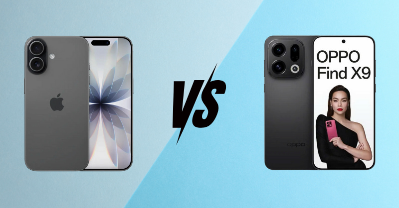 OPPO Find X9 và iPhone 17