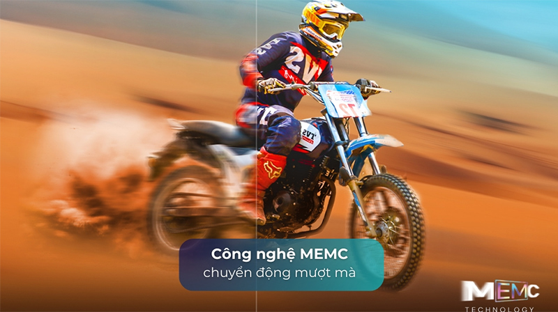 Công nghệ tăng cường chuyển động để các chuyển động nhanh rõ nét hơn