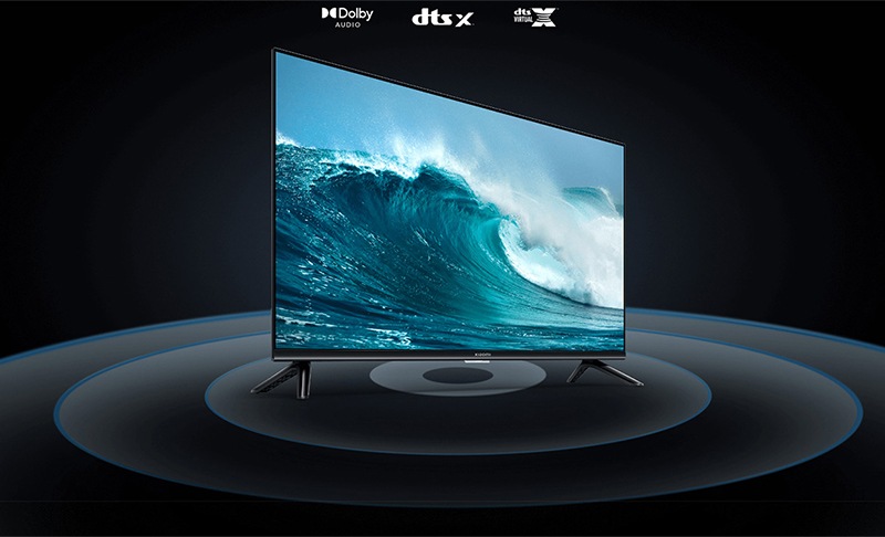 Hỗ trợ Dolby Audio, DTS:X, DTS Virtual:X tạo không gian âm thanh 3D sống động