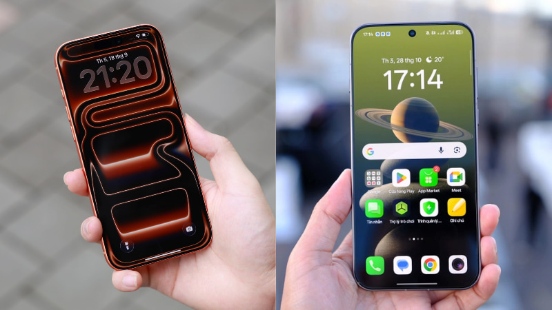 So sánh màn hình OPPO Find X9 Pro và iPhone 17 Pro Max