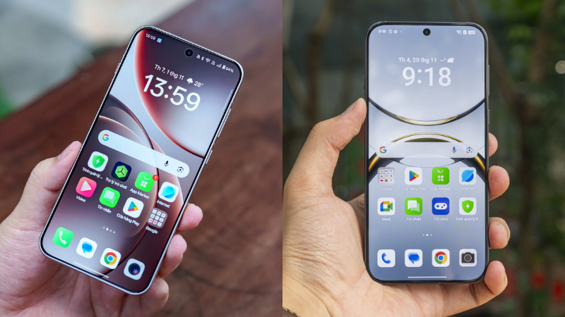 So sánh màn hình OPPO Find X9 và OPPO Find X8