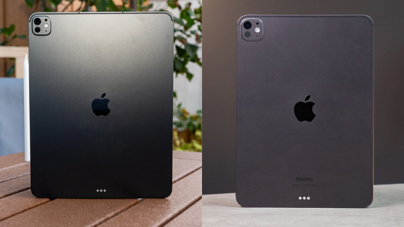 So sánh thiết kế iPad Pro M5 và iPad Pro M4