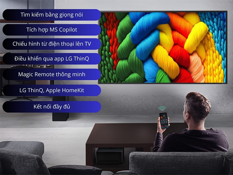 Tính năng thông minh tivi LG