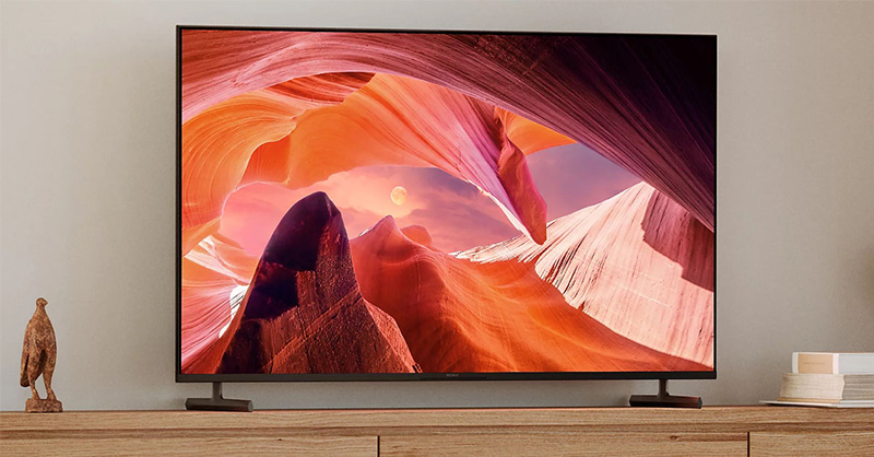 Tivi Sony thiết kế mạnh mẽ, sang trọng, khung viền chắc chắn