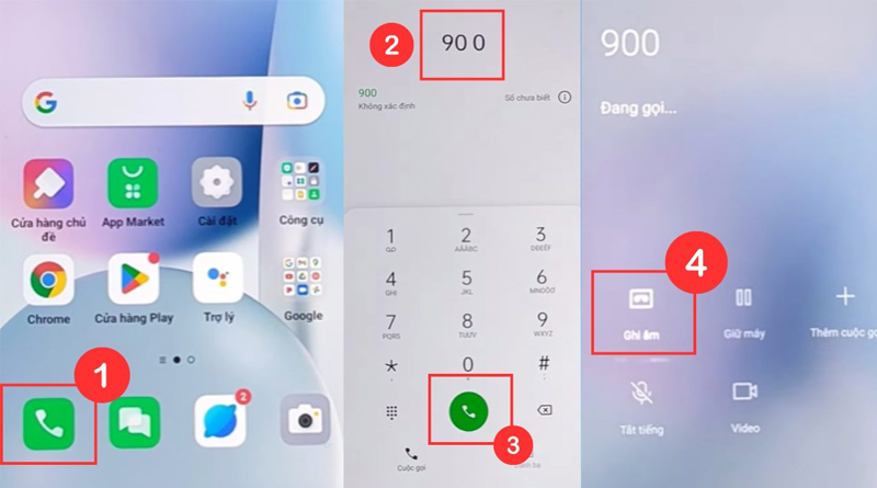 Hướng dẫn bật ghi âm cuộc gọi thủ công trên điện thoại OPPO