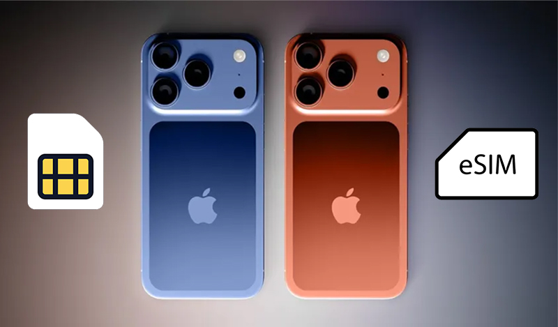 iPhone 17 dùng eSIM hay dùng SIM vật lý?
