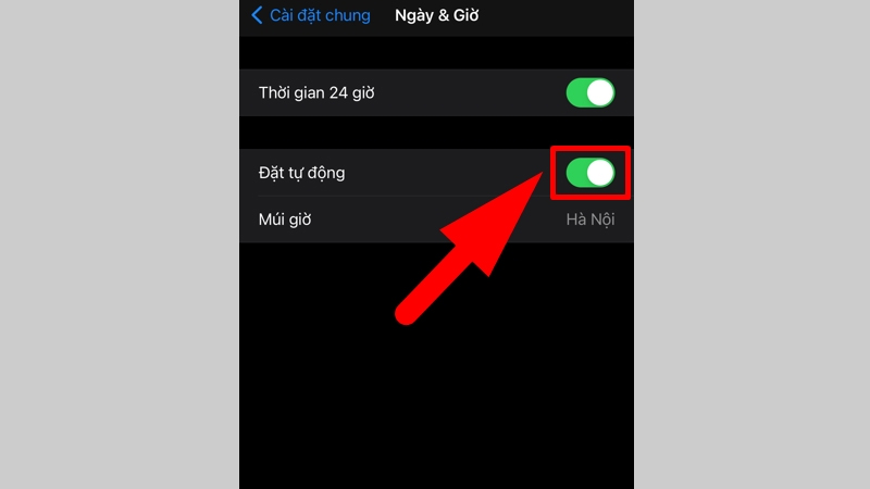 Sửa lỗi iPhone không gọi được FaceTime bằng cách kiểm tra Ngày & Giờ