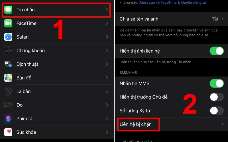 Sửa lỗi iPhone không gọi được FaceTime bằng cách kiểm tra liên hệ bị chặn