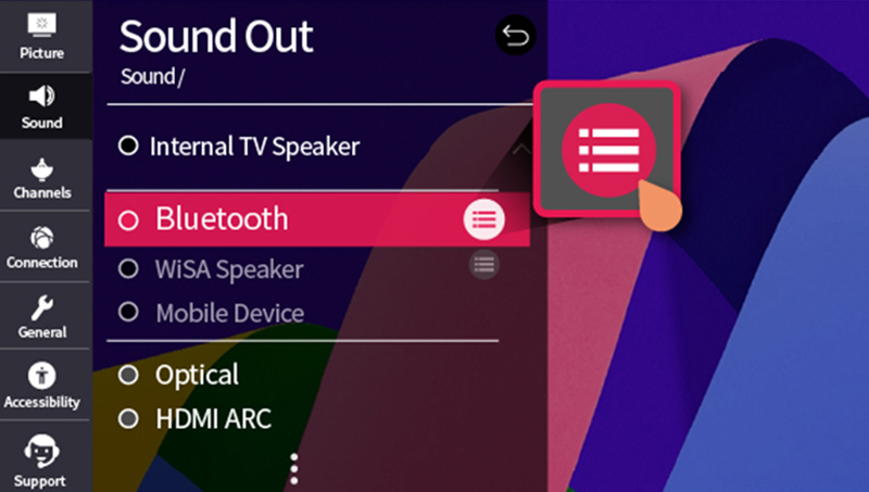 Kiểm tra xem tivi có hỗ trợ Bluetooth không