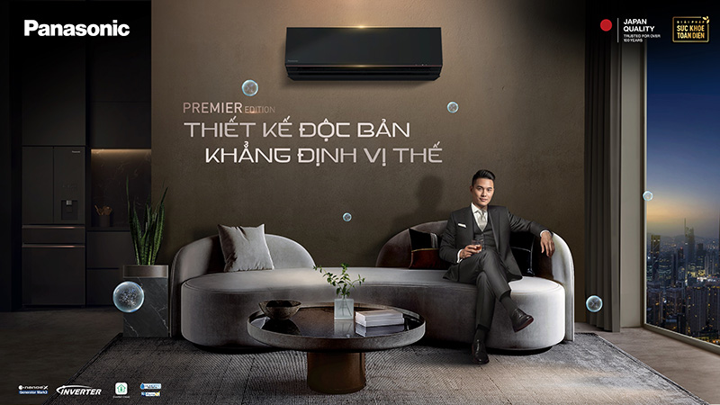 Điều hòa Panasonic thiết kế độc bản