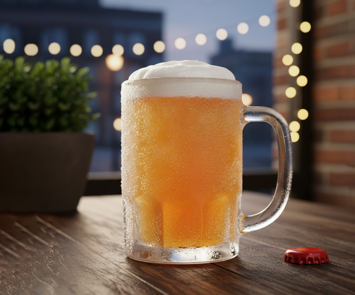 Bia sệt là thức uống độc đáo với hương vị bia kết hợp cảm giác đá xay mát lạnh đầy thú vị