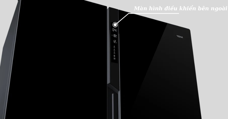 Màn hình điều khiển bên ngoài giúp điều chỉnh nhiệt độ dễ dàng