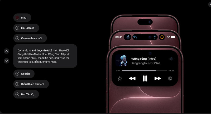 Dynamic Island trên iPhone 18 Pro Max hiển thị cùng lúc đến ba Hoạt Động Trực Tiếp