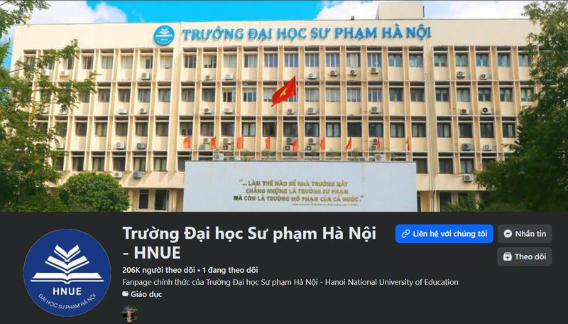 Fanpage chính thức của Trường Đại học Sư phạm Hà Nội (HNUE)