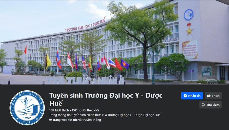 Fanpage tuyển sinh chính thức của Trường Đại học Y Dược - Đại học Huế (Hue-UMP)