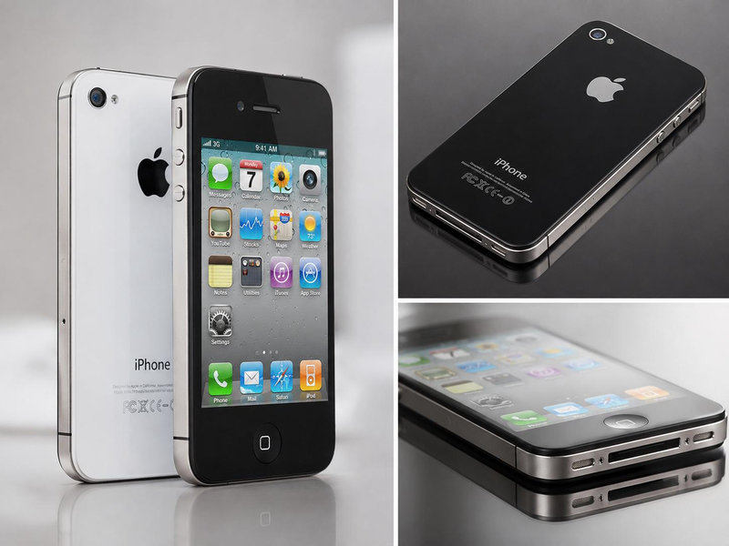 iPhone 4 với thiết kế khung thép và hai mặt kính đặc trưng