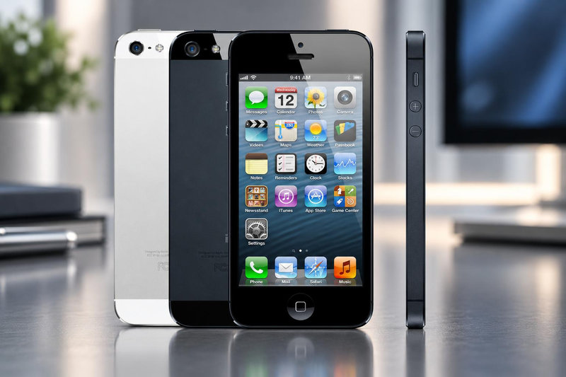iPhone 5 với thân máy mỏng nhẹ và cổng Lightning mới