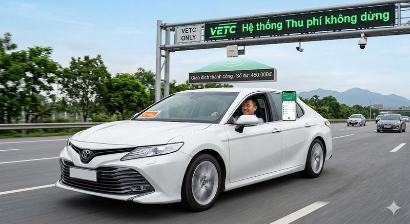 Lướt trạm không dừng cùng công nghệ VETC