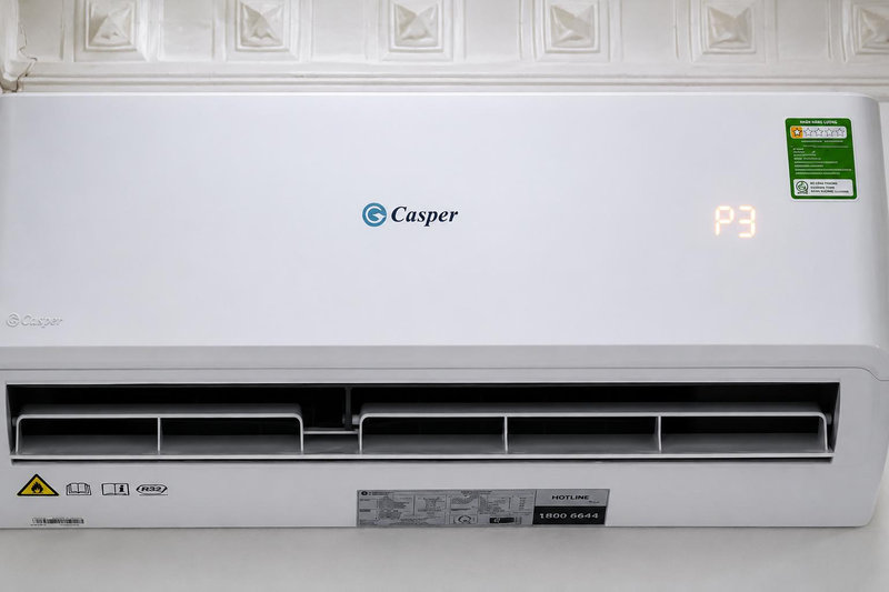 Mã lỗi P3 trên điều hòa Casper cảnh báo hệ thống lạnh không đạt được nhiệt độ cần thiết