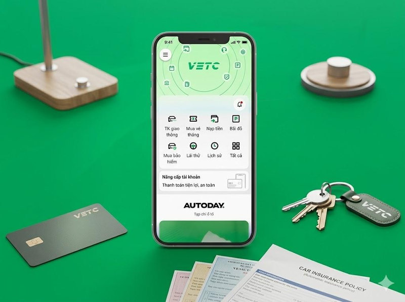 Tài khoản giao thông VETC giúp xe đi qua trạm thu phí mà không cần dừng
