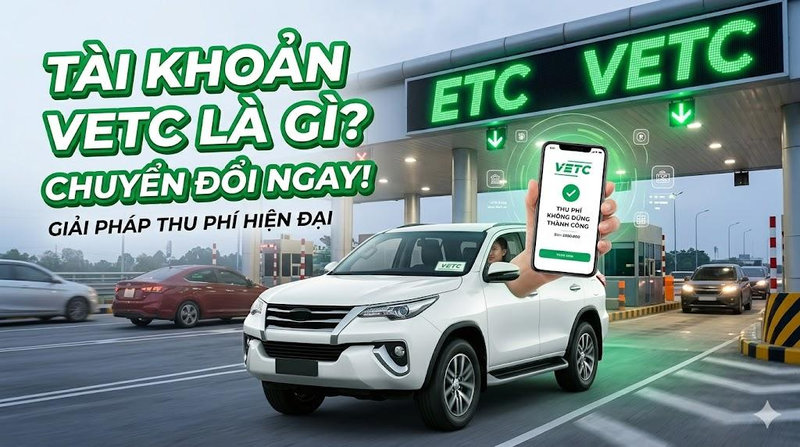 Tài khoản giao thông VETC là gì? Giải pháp thu phí tự động hiện đại
