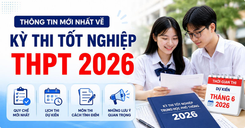 Thông tin mới nhất về kỳ thi tốt nghiệp THPT 2026