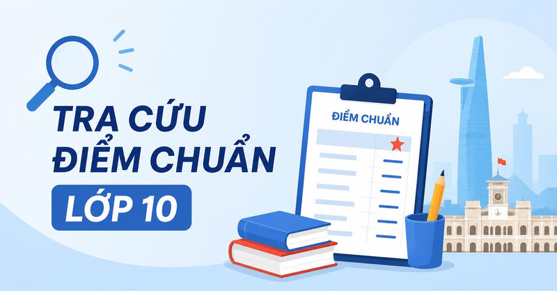 Tra cứu điểm chuẩn lớp 10 Thành phố Hồ Chí Minh