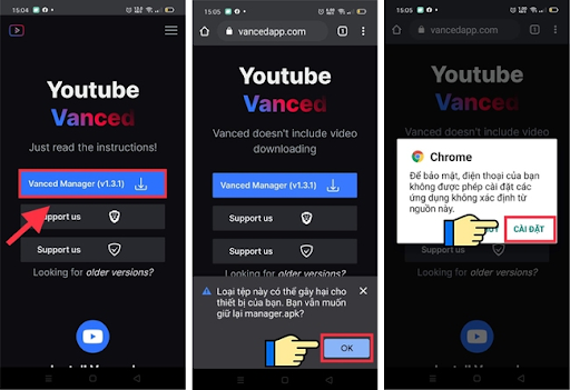 Cách tải và cài đặt Youtube Vanced cho Android
