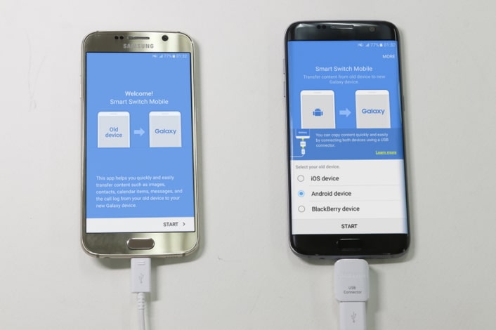 Chuyển dữ liệu từ Samsung sang Samsung bằng cáp USB