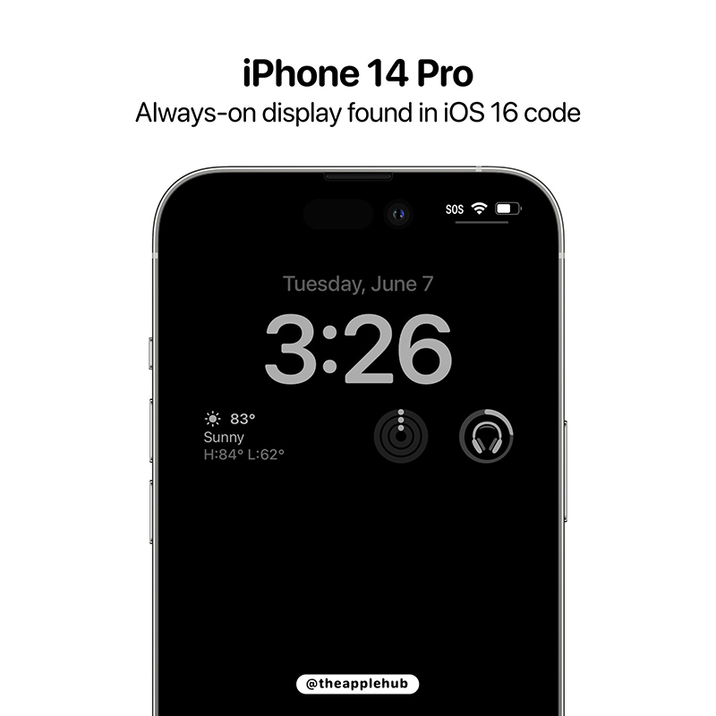 Hé lộ hình ảnh iPhone 14 Pro chạy iOS 16 trong concept mới