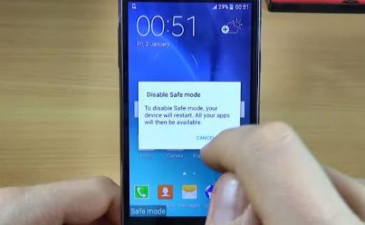 khắc phục lỗi không tắt được safe mode trên Samsung 