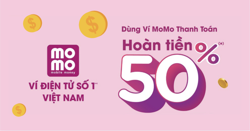 Hoàn tiền 50% khi sử dụng dịch vụ