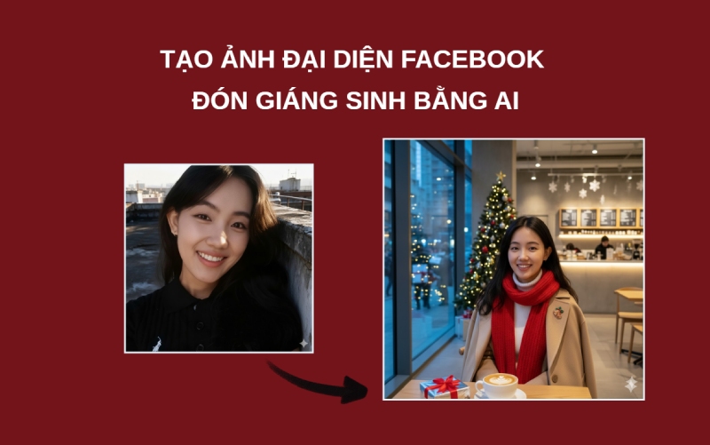 Quy trình tạo ảnh đại diện Giáng Sinh bằng AI