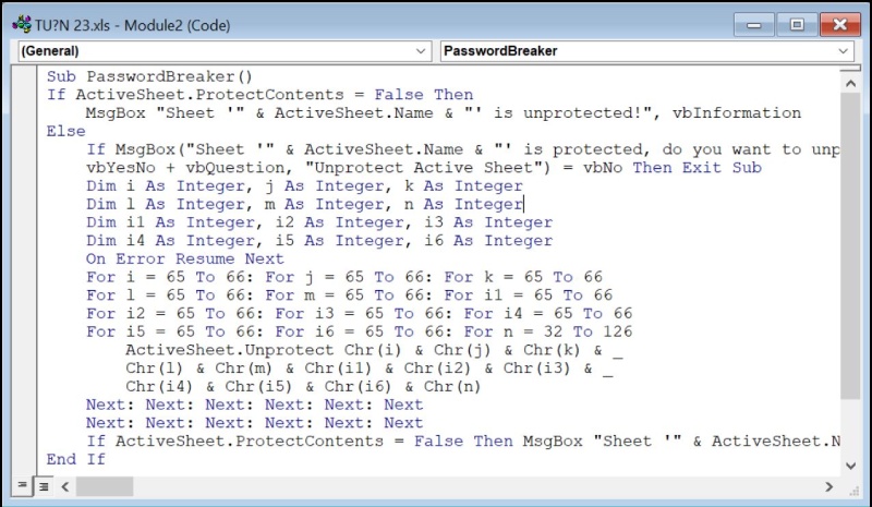 Đoạn mã được dán vào khung mã bên phải cửa sổ