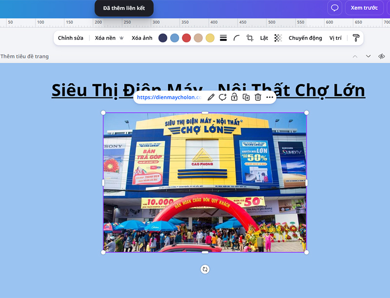 Bấm Enter để hoàn tất