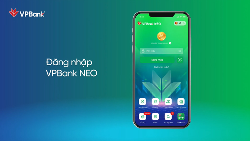 Cách bật thông báo biến động số dư VPBank bước 1