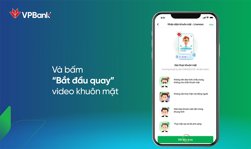 Cập nhật sinh trắc học VPBank trên app VPBank NEO bước 4