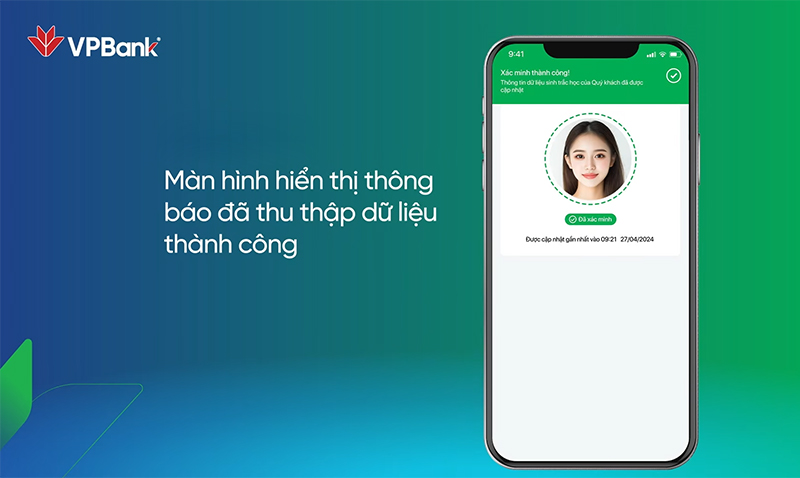 Cập nhật sinh trắc học VPBank trên app VPBank NEO bước 7