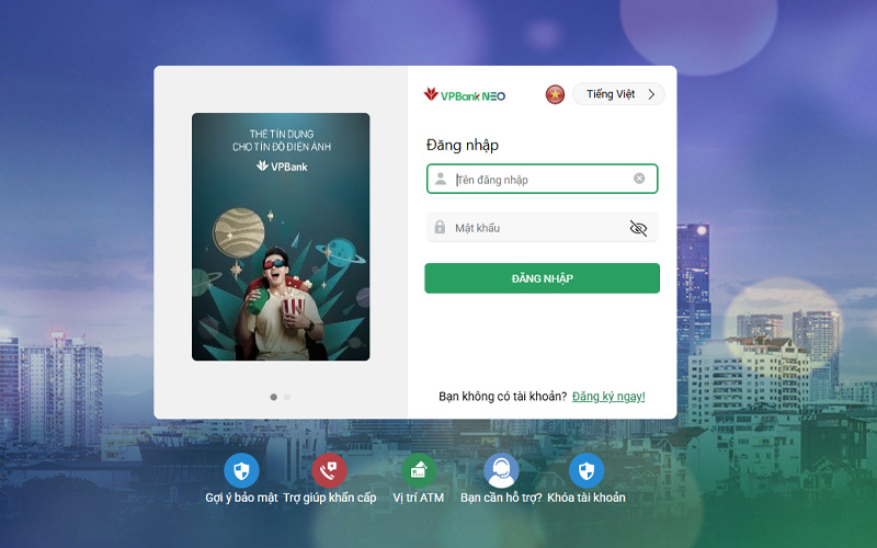 Truy cập VPBank Online