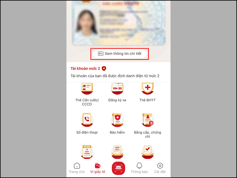 Chọn Xem thông tin chi tiết nếu muốn tra cứu đầy đủ hơn