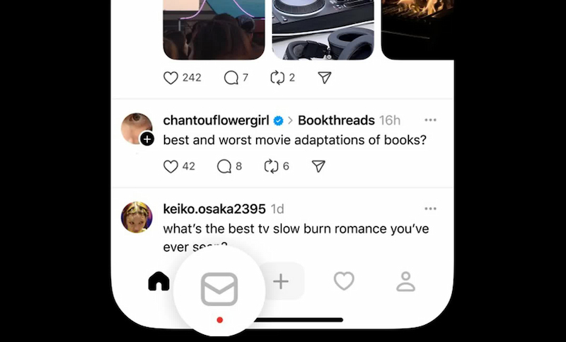 Tính năng nhắn tin trên Threads