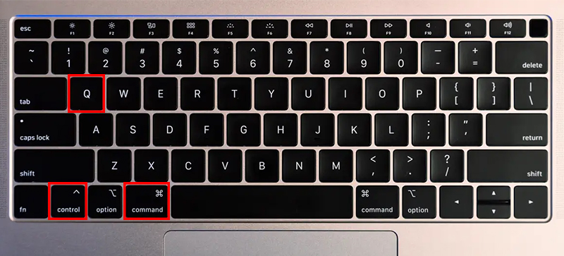 Sử dụng tổ hợp phím tắt khóa màn hình MacBook