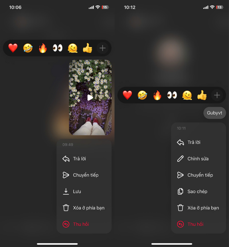 Tương tác với tin nhắn trên Threads
