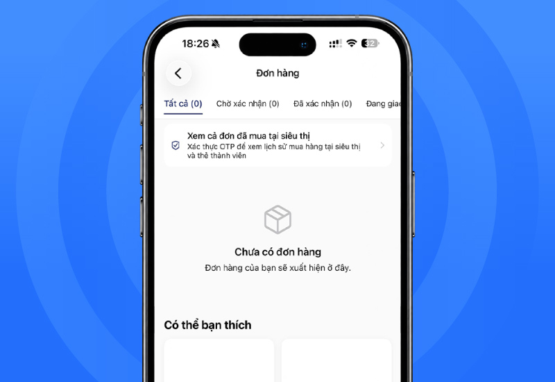 Xác thực đơn hàng App Chợ Lớn