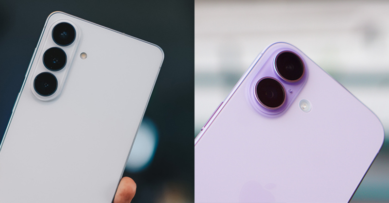 So sánh Galaxy S26 và iPhone 17 về thiết kế camera