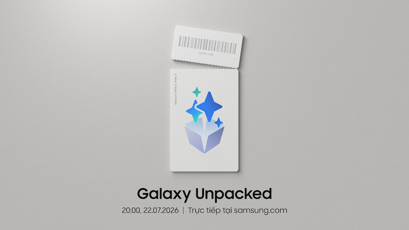 Galaxy Z Fold 8 ra mắt trong sự kiện Galaxy Unpacked 22/7/2026